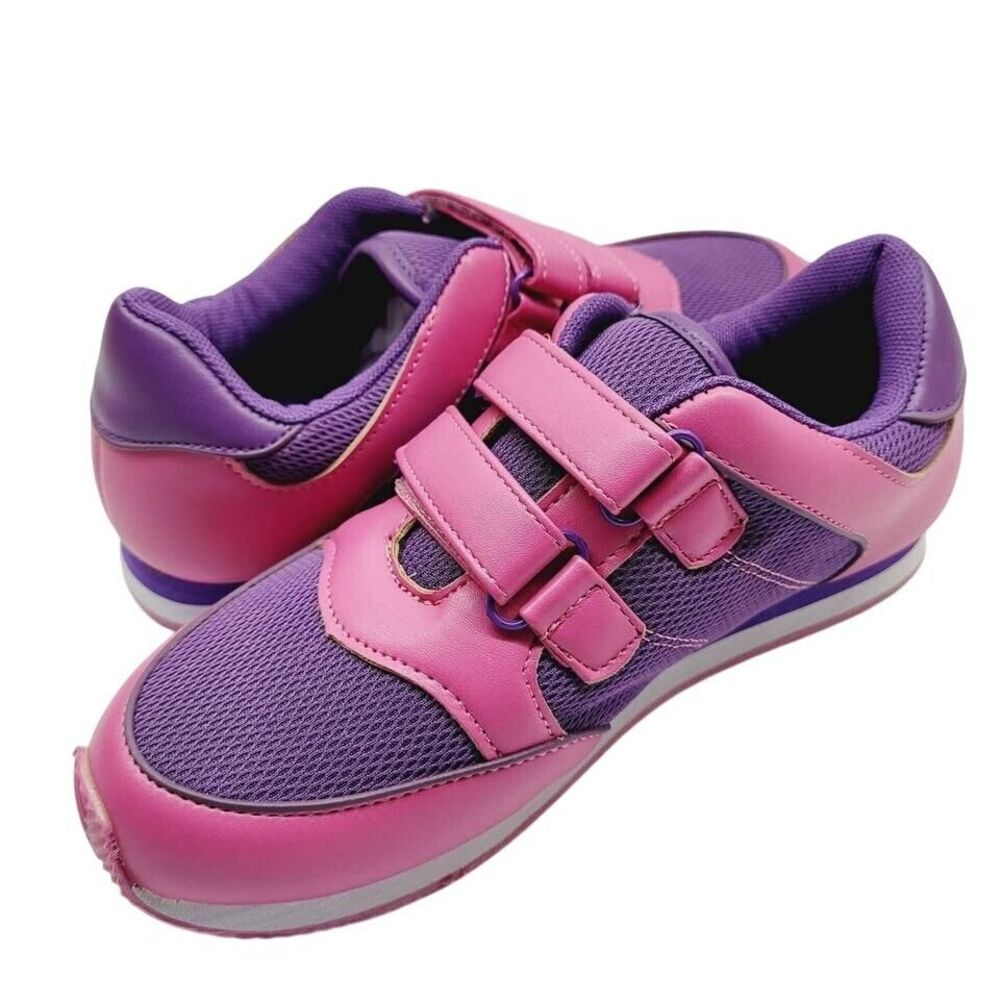 Enzo Child Kids Ellis Sneaker Casual Shoes Purple & Pink Sneakers Size 3